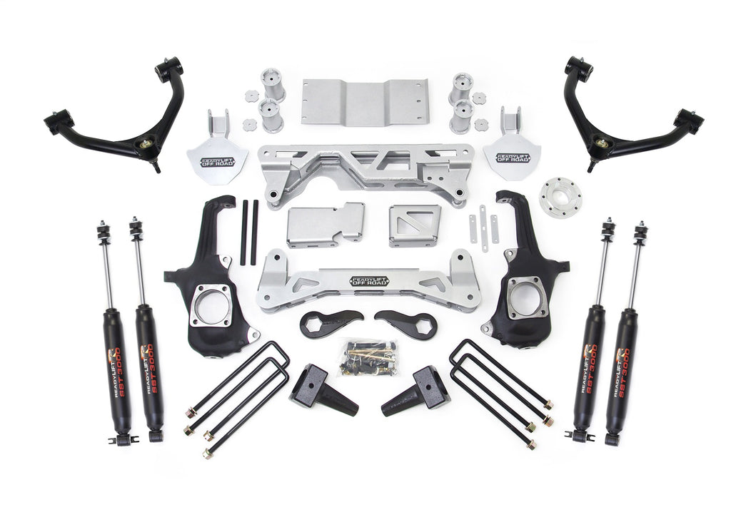 ReadyLift 2011-18 CHEV/GMC 2500/3500HD 7-8'' Lift Kit with SST3000 Shocks-44-3070