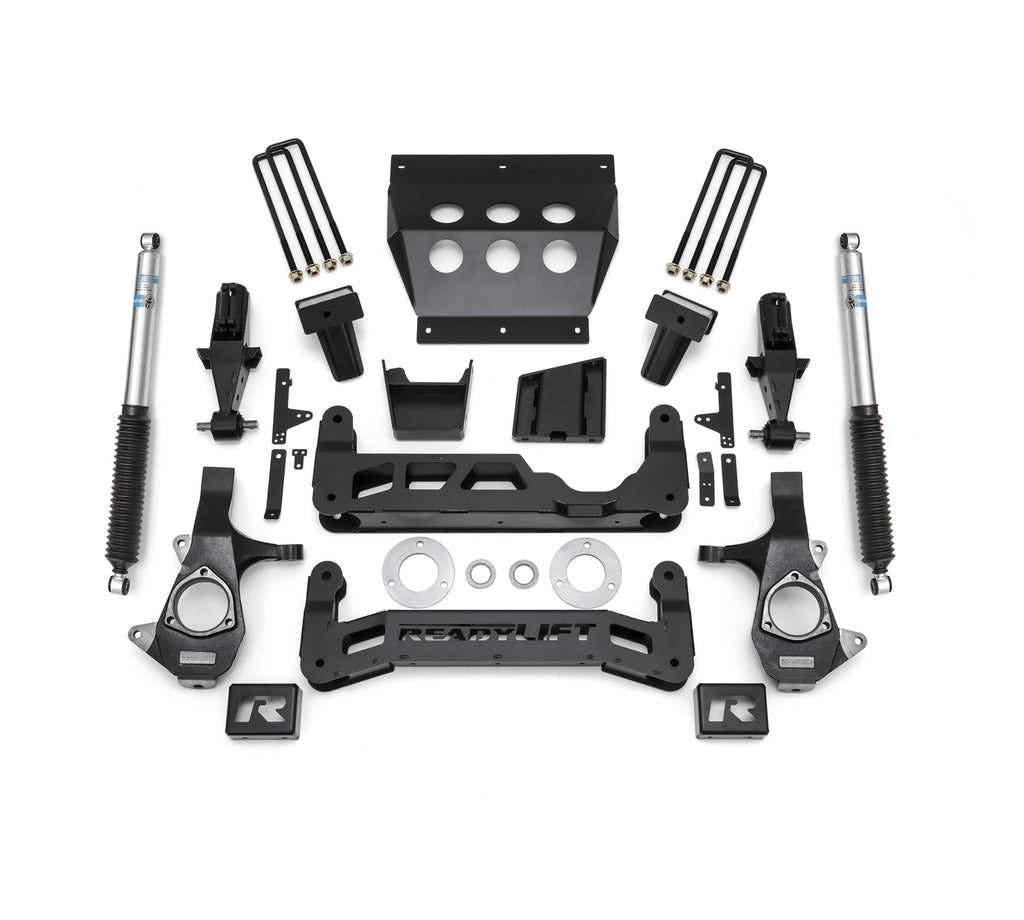 ReadyLift 2014-2018 7'' Big Lift Kit for Aluminum OE Upper Control Arms with Bilstein Shocks-44-3470