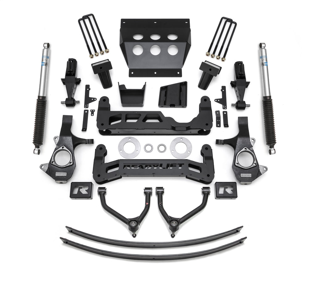 ReadyLift 2014-2018 9'' Big Lift Kit for Aluminum OE Upper Control Arms with Bilstein Shocks-44-3490