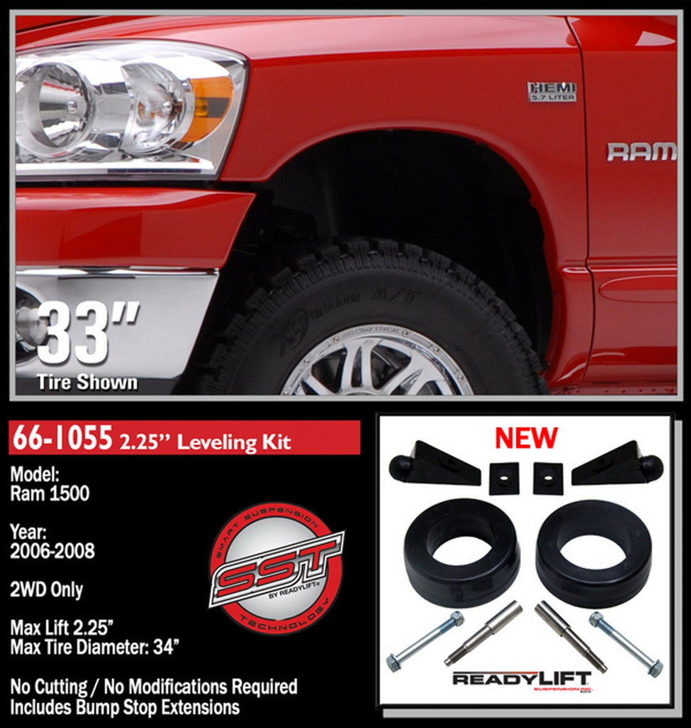 ReadyLift 2006-08 DODGE-RAM 1500 2.25'' Leveling Kit-66-1055