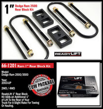 Load image into Gallery viewer, ReadyLift 2003-18 DODGE-RAM 2500/3500 1&#39;&#39; Rear Block Kit-66-1201