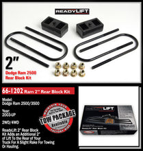 Load image into Gallery viewer, ReadyLift 2003-18 DODGE-RAM 2500/3500 2&#39;&#39; Rear Block Kit-66-1202