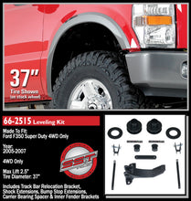 Load image into Gallery viewer, ReadyLift 2005-07 FORD F250/F350/F450 2.5&#39;&#39; Front Leveling Kit with Track Bar Bracket-66-2515