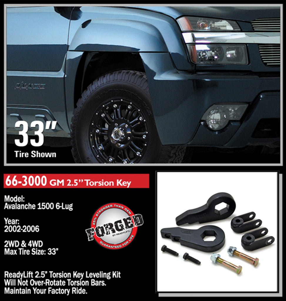 ReadyLift 2000-06 CHEV/GMC 1500/TAHOE/SUB/YUKON XL/ESCLADE 2.5'' Front Leveling Kit-66-3000