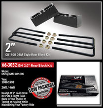 Load image into Gallery viewer, ReadyLift 2000-10 CHEV/GMC 1500/2500/3500HD 2&#39;&#39; Rear Block Kit-66-3052