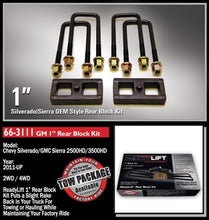 Load image into Gallery viewer, ReadyLift 2011-18 CHEV/GMC 2500/3500HD 1&#39;&#39; Rear Block Kit-66-3111