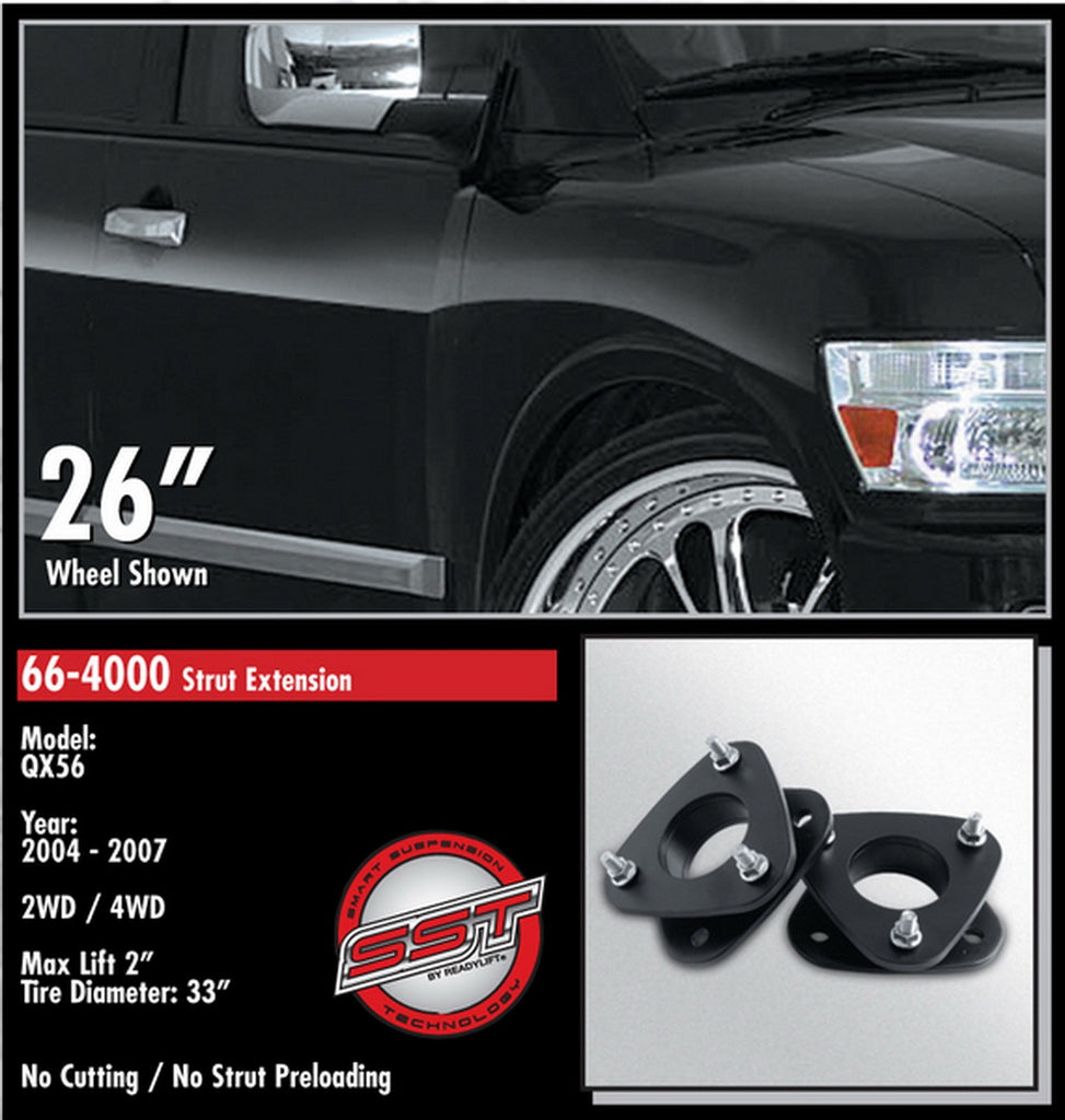 ReadyLift 2004-07 NISSAN ARMADA/TITAN 2'' Front Leveling Kit-66-4000