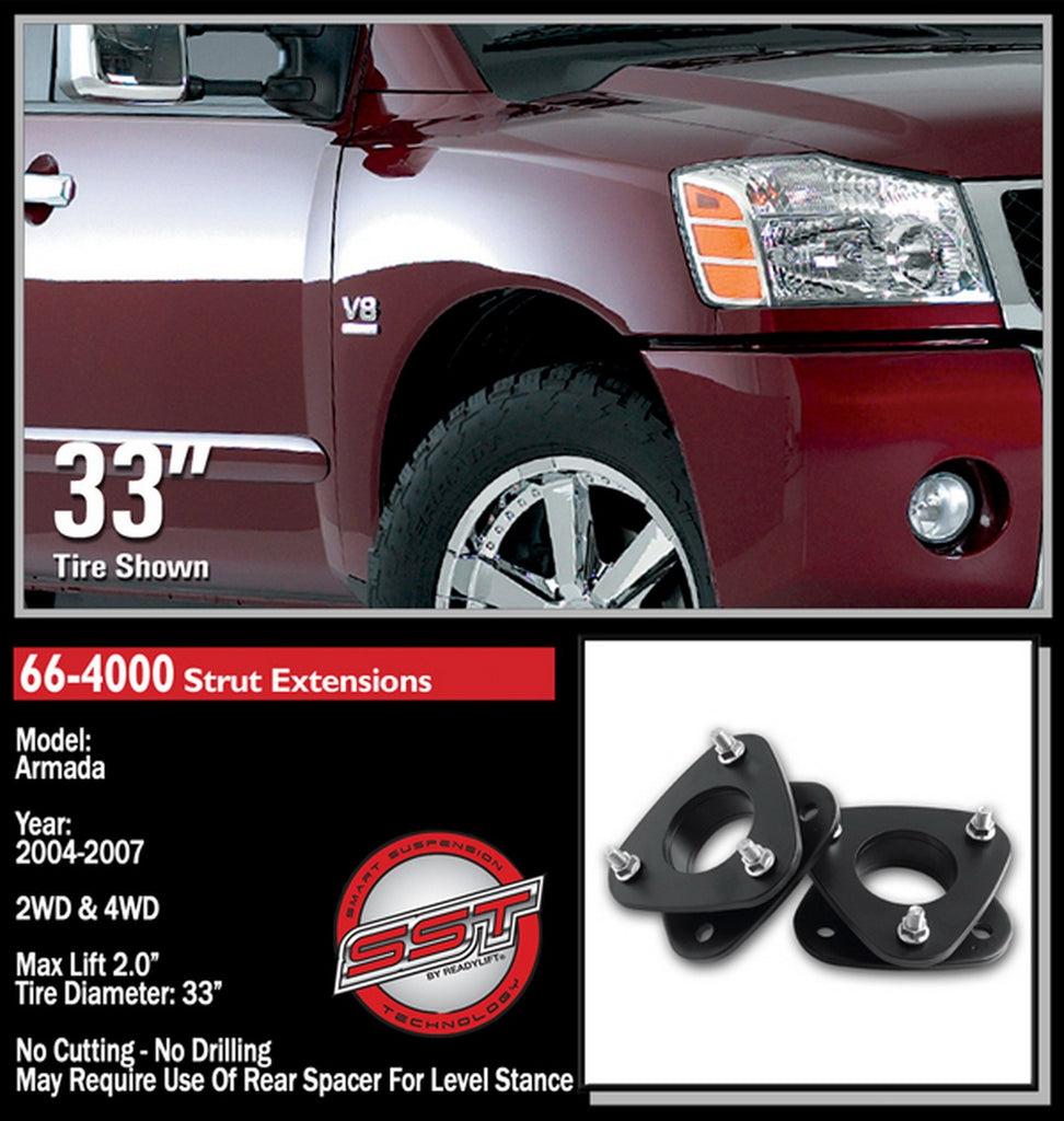 ReadyLift 2004-07 NISSAN ARMADA/TITAN 2'' Front Leveling Kit-66-4000