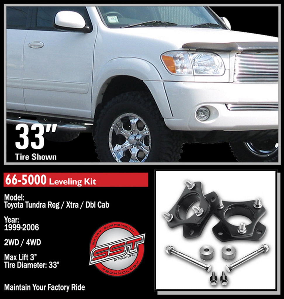 ReadyLift 1999-06 TOYOTA TUNDRA 3'' Front Leveling Kit-66-5000