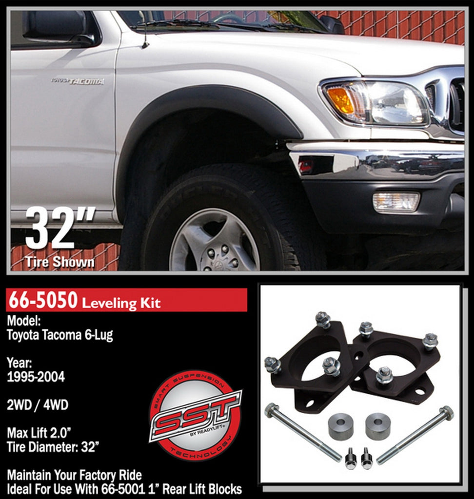 ReadyLift 1995-04 TOYOTA TACOMA 6 LUG 2'' Front Leveling Kit-66-5050