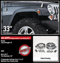 Load image into Gallery viewer, ReadyLift 2007-17 JEEP JK 1-2&#39;&#39; Front Leveling Kit-66-6095