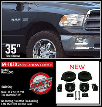 Load image into Gallery viewer, ReadyLift 2009-12 DODGE-RAM 1500 2.5&#39;&#39; Front with 1.5&#39;&#39; Rear SST Lift Kit-69-1030