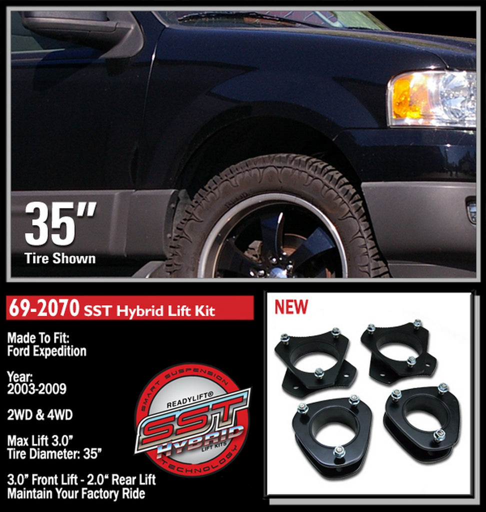 ReadyLift 2003-18 FORD EXPEDITION 3.0'' Front with 2.0'' Rear SST Lift Kit-69-2070