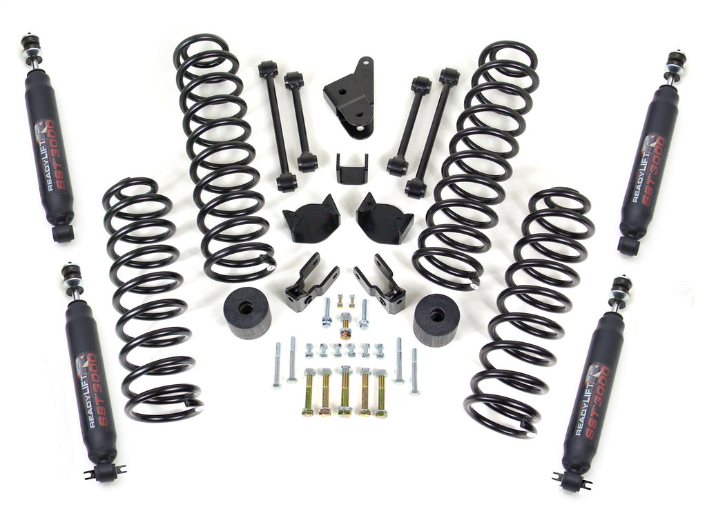 ReadyLift 2007-17 JEEP JK 4'' SST Coil Spring Lift Kit with SST3000 Shocks-69-6401