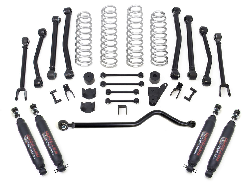 ReadyLift 2007-17 JEEP JK 4'? Terrain Flex 8-Arm Lift Kit with SST3000 Shocks-69-6409