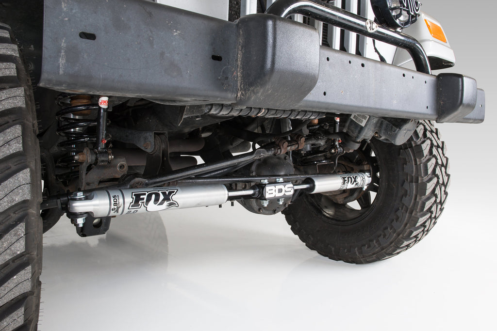 Dual Steering Stabilizer Kit w/ FOX 2.0 Performance Shocks | Jeep Wrangler TJ (97-06), Cherokee XJ (84-01), Grand Cherokee ZJ (93-98)