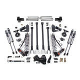 4 Inch Lift Kit w/ 4-Link | FOX 2.5 Performance Elite Coil-Over Conversion | Ford F350 Super Duty DRW (17-19) 4WD | Diesel