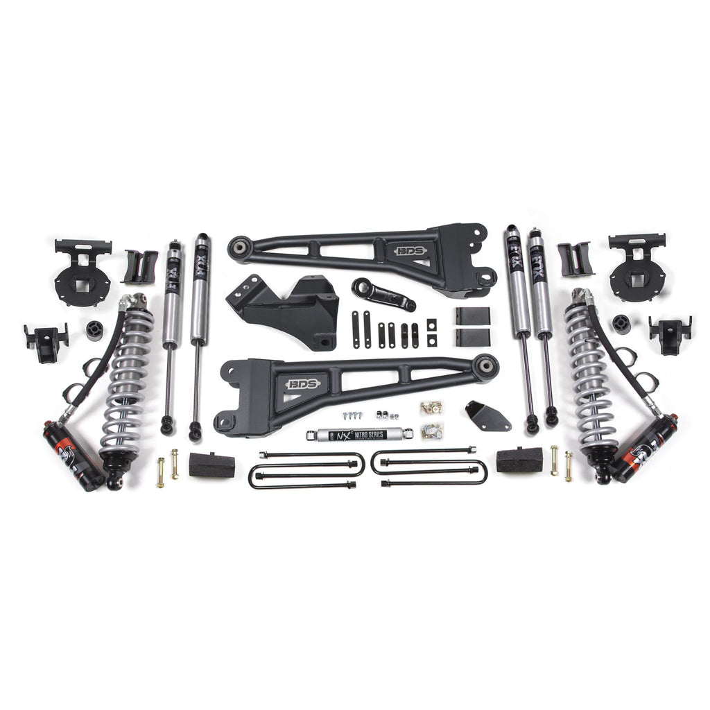 4 Inch Lift Kit w/ Radius Arm | FOX 2.5 Performance Elite Coil-Over Conversion | Ford F250/F350 Super Duty (08-10) 4WD | Diesel