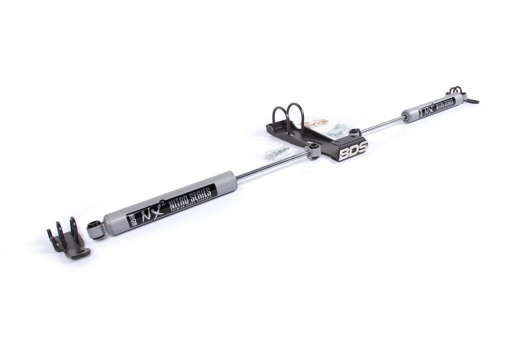 Dual Steering Stabilizer Kit w/ NX2 Shocks | Jeep Wrangler TJ (97-06), Cherokee XJ (84-01), Grand Cherokee ZJ (93-98)