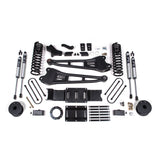 4 Inch Lift Kit w/ Radius Arm | Ram 3500 w/ Rear Air Ride (19-24) 4WD | Gas