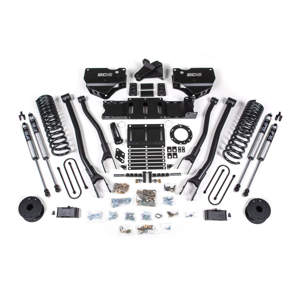 4 Inch Lift Kit w/ 4-Link | Ram 3500 w/ Rear Air Ride (19-24) 4WD | Gas