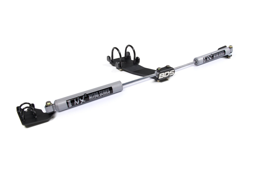 Dual Steering Stabilizer Kit w/ NX2 Shocks | Dodge Ram 2500/3500 (09-13) 4WD | T-Style Steering