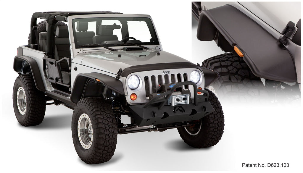 Bushwacker Flat Style Fender Flares 10919-07 Shoptruckparts