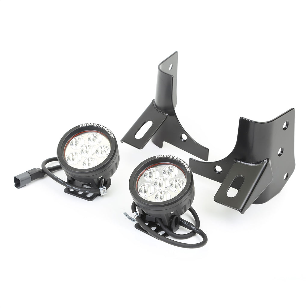 Rugged Ridge Windshield Bracket LED Light Kit 11027.13