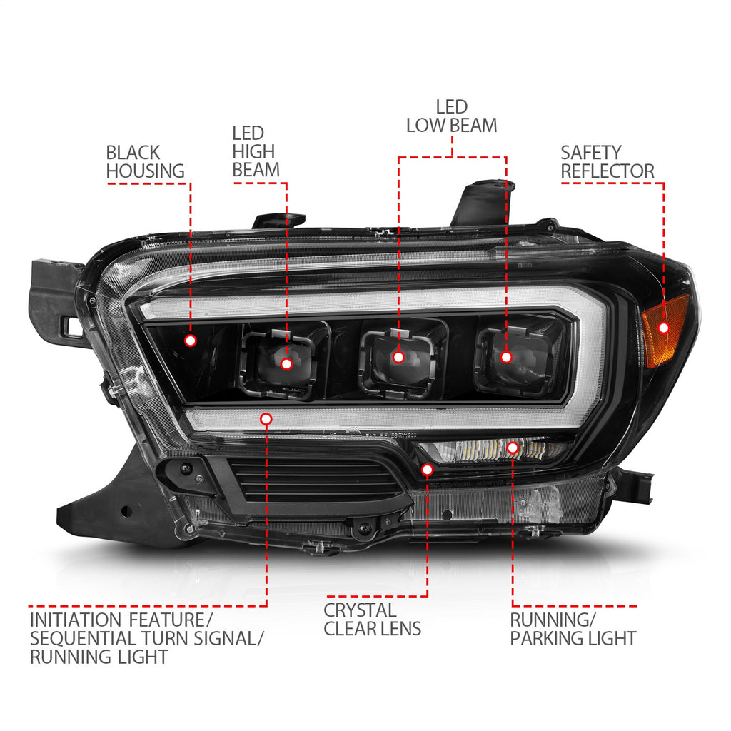 Anzo USA Projector Headlight Set 111562