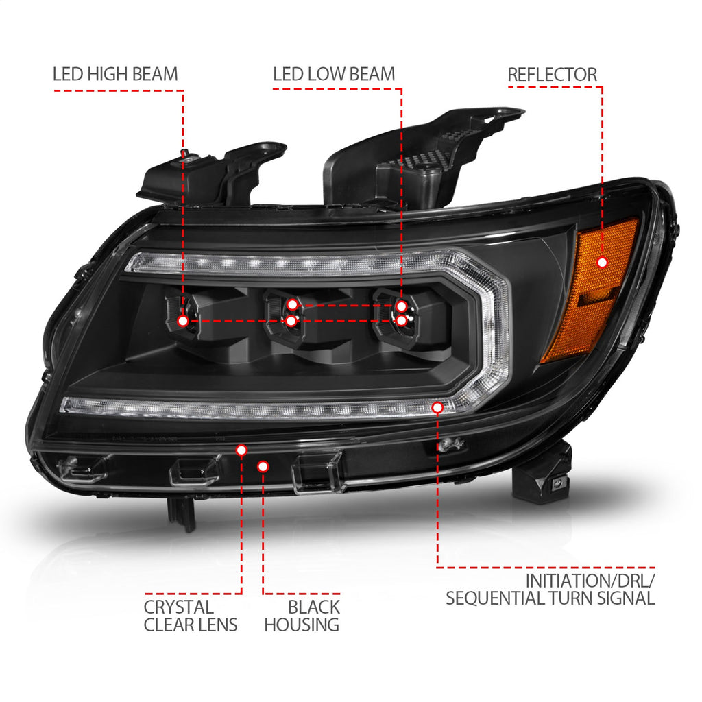 Anzo USA LED Projector Headlight 111615