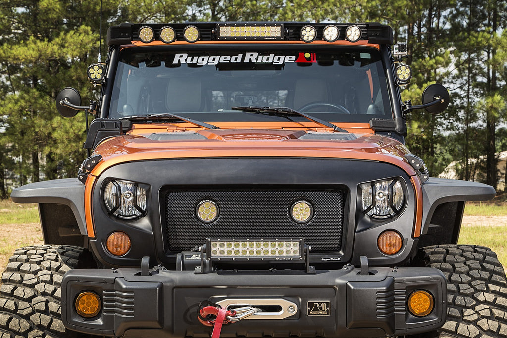 Rugged Ridge Elite Headlight Guards 11230.12