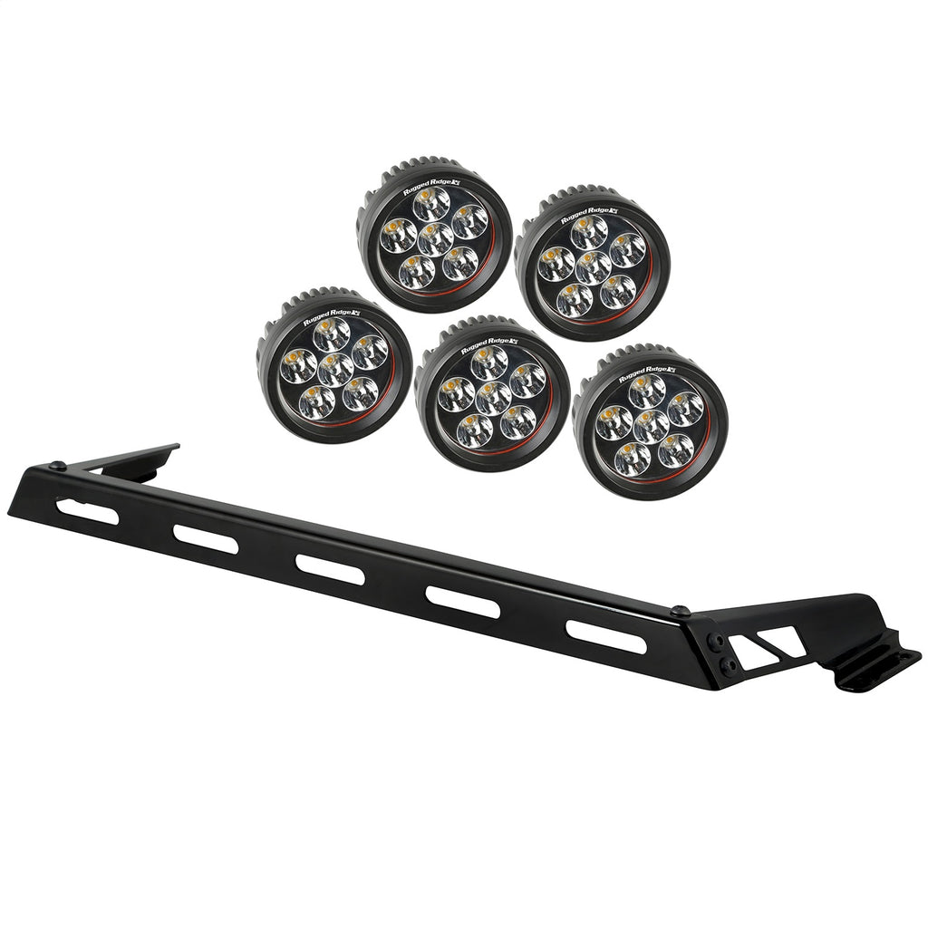 Rugged Ridge Hood Light Bar Kit 11232.07