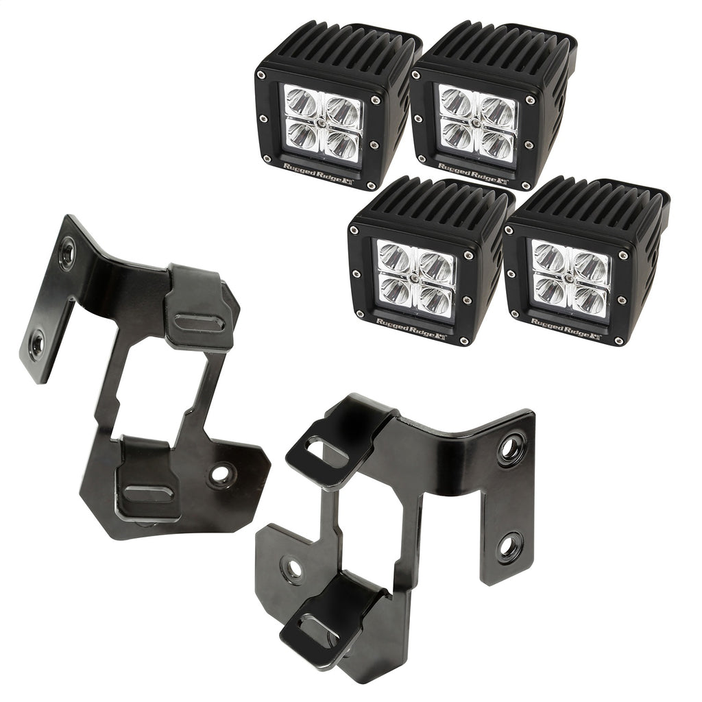 Rugged Ridge A-Pillar Light Kit 11232.33