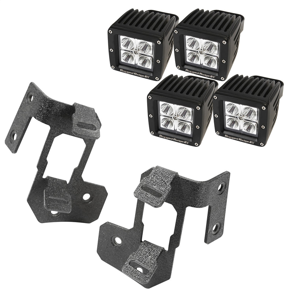 Rugged Ridge A-Pillar Light Kit 11232.35