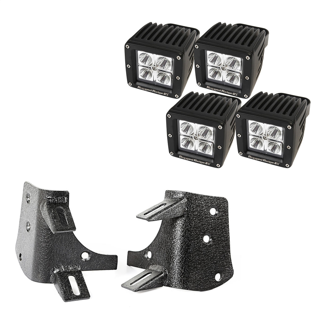 Rugged Ridge A-Pillar LED Kit 11232.38