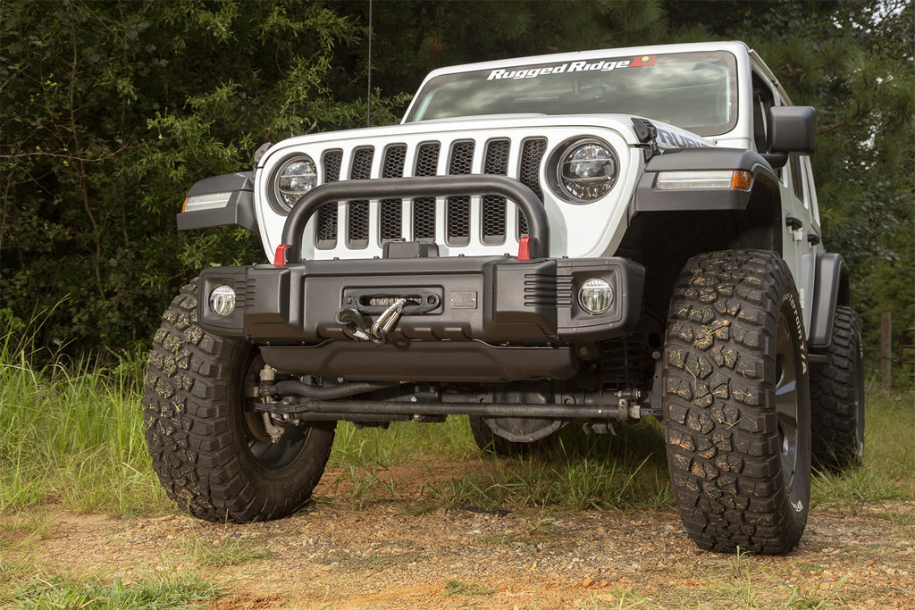 Rugged Ridge Spartan Front Bumper Overrider 11544.22