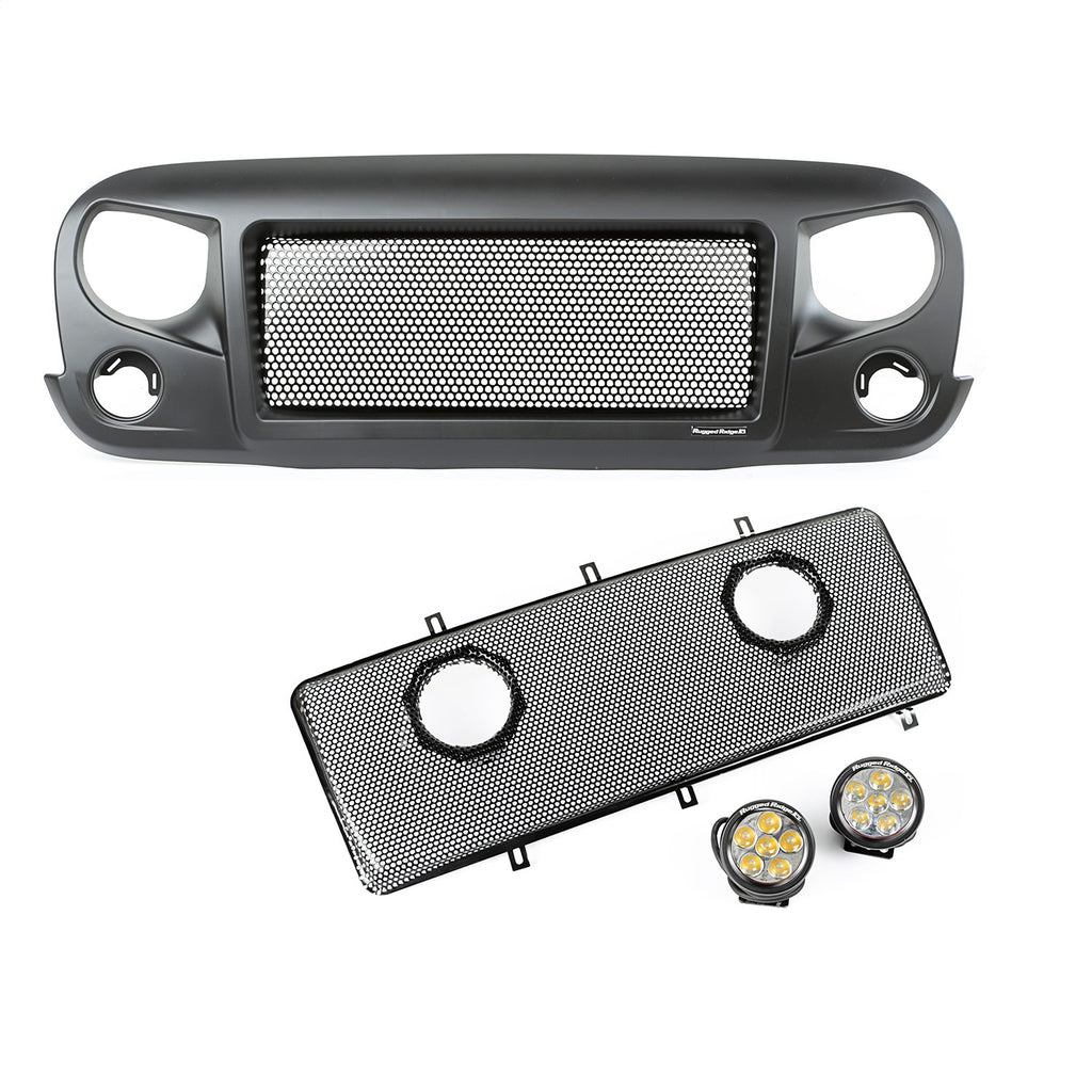 Rugged Ridge Spartan Grille Insert Kit 12034.35