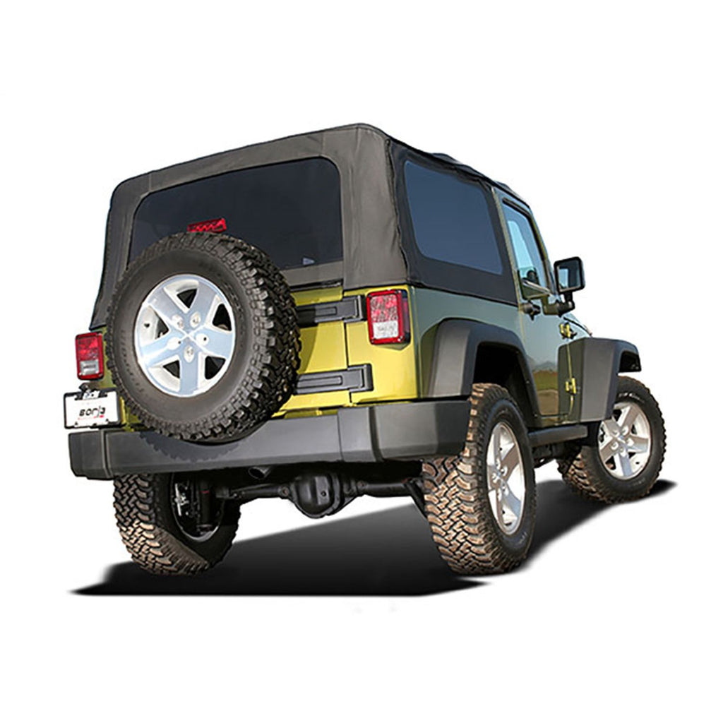 JK Wrangler 2 Door 2012-2018 Cat-Back(tm) Exhaust System S-Type Climber Design