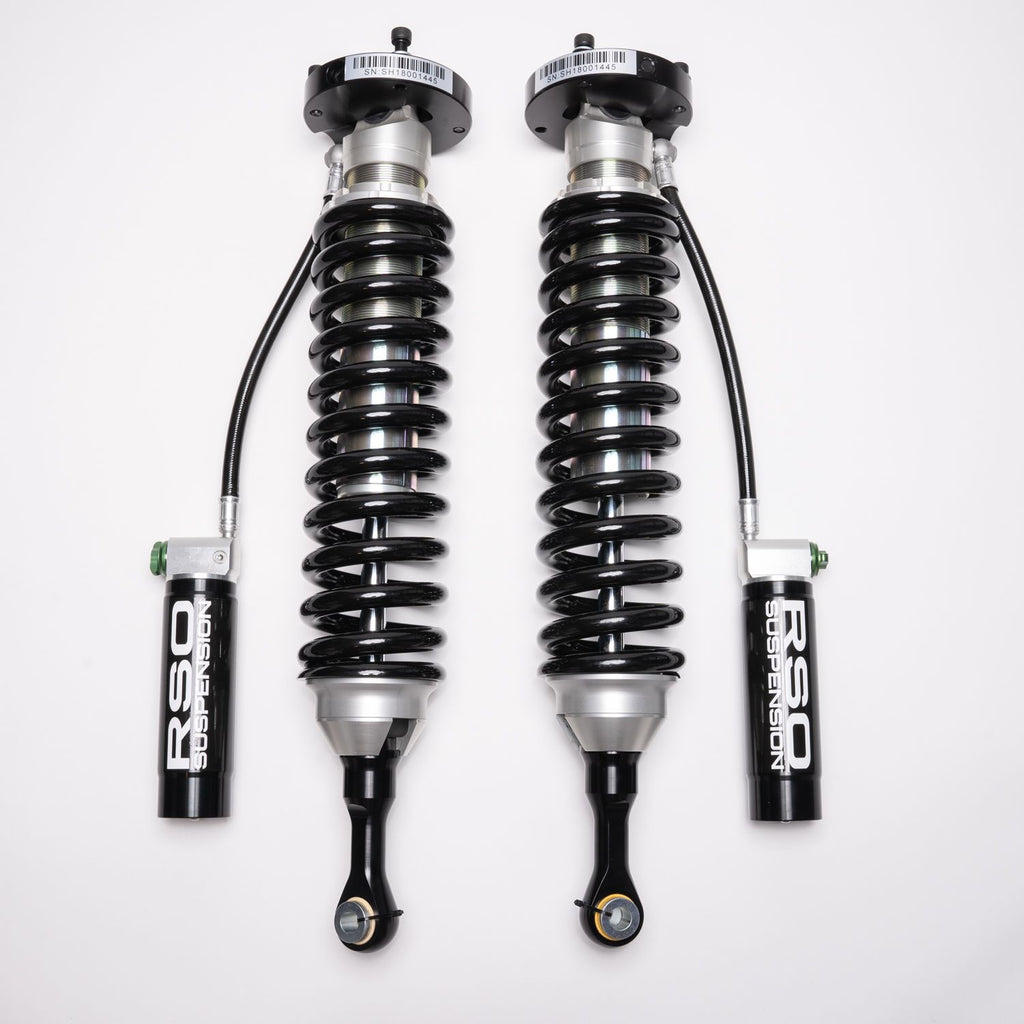 Raptor Series RSO Front 2.5 Coilover Adjustable Remote Reservoir Shocks 1-3in Lift 150107-424500