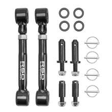 Load image into Gallery viewer, Raptor Series RSO Front Quick Disconnect Sway Bar End Links Black E-Coat 2.5-6in Lift 170107-445600