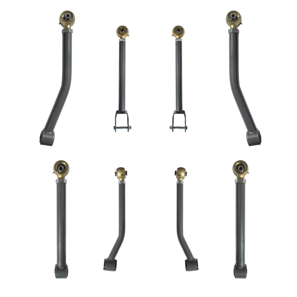 Raptor Series RSO Suspension Front and Rear Control Arms 8pc Set 0-6in Lift - Wrangler JK/JKU 170107-459800