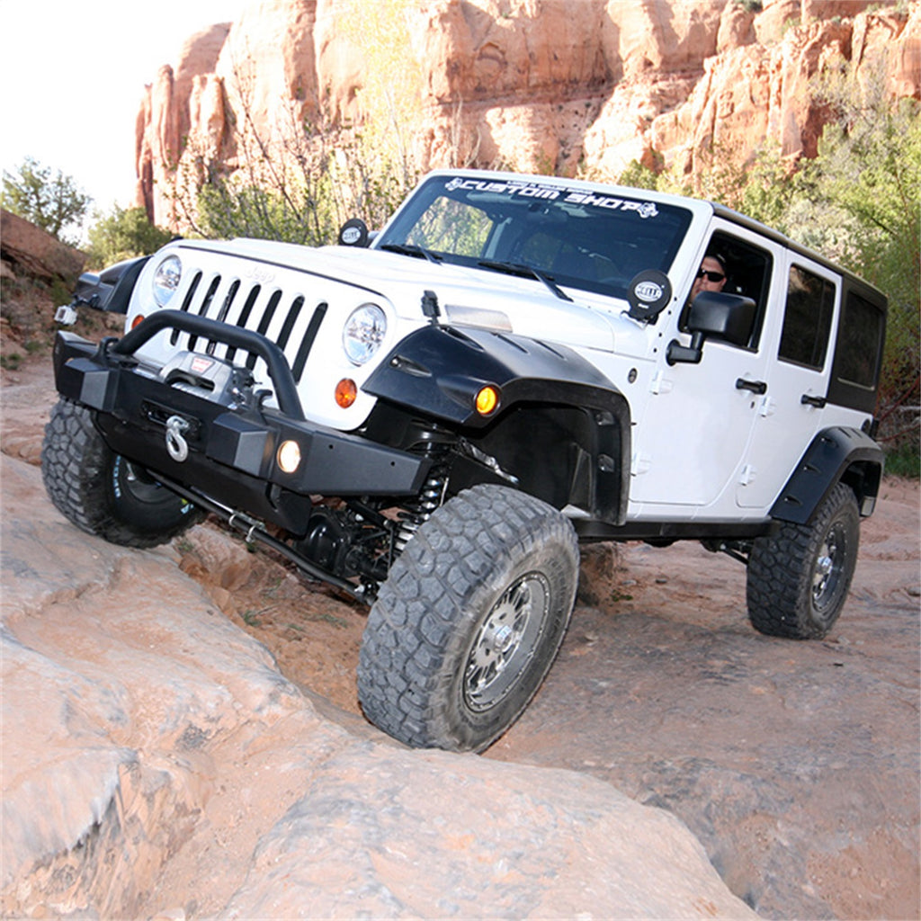 Superlift 4in. Lift Kit-07-18 Wrangler JK-4-door-w/FOX 2.0 Reservoir Shocks K928FX