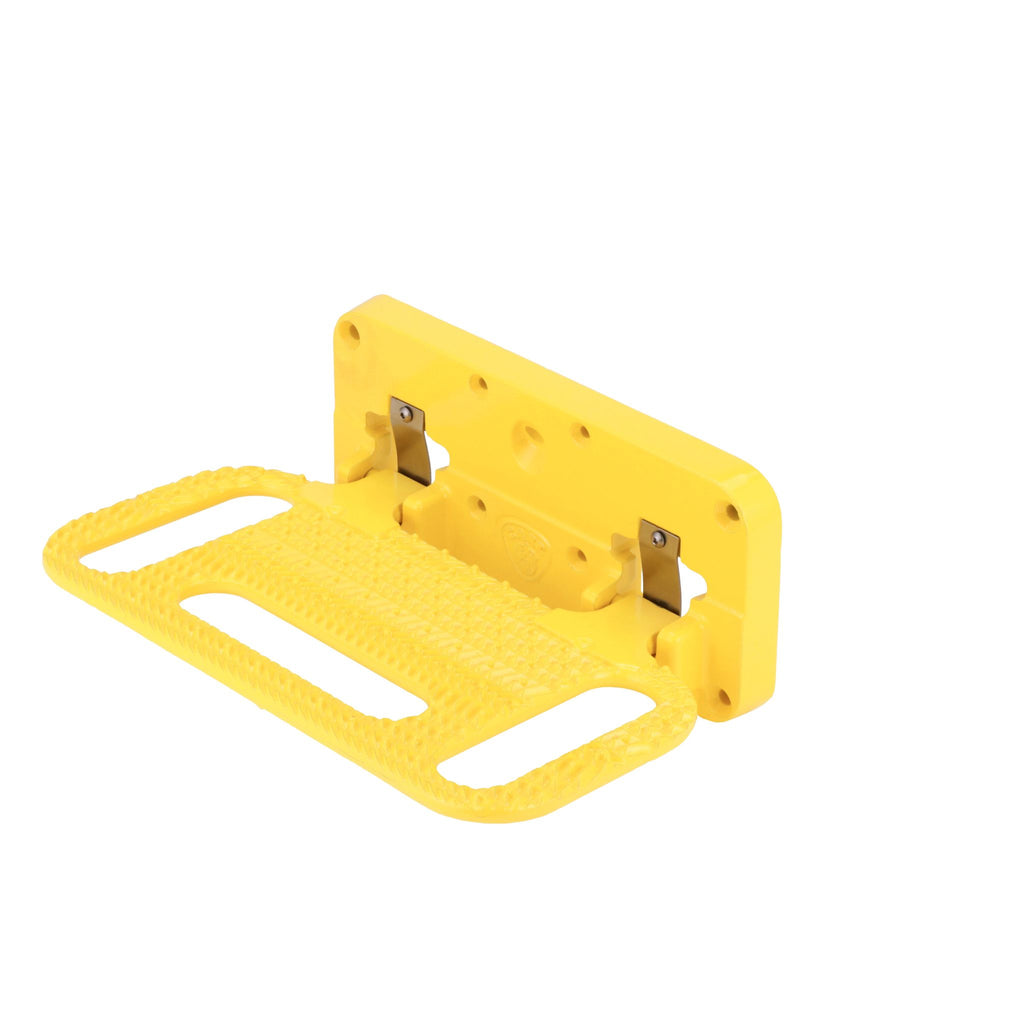 CARR  - 194017 - HD Mega Step Hitch Mount; Non LED Step Surface; XP7 Safety Yellow; Single