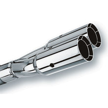Load image into Gallery viewer, Tip 2.5in Inlet/ 3in Outlet Dual Round Intercooled With Y-Pipe