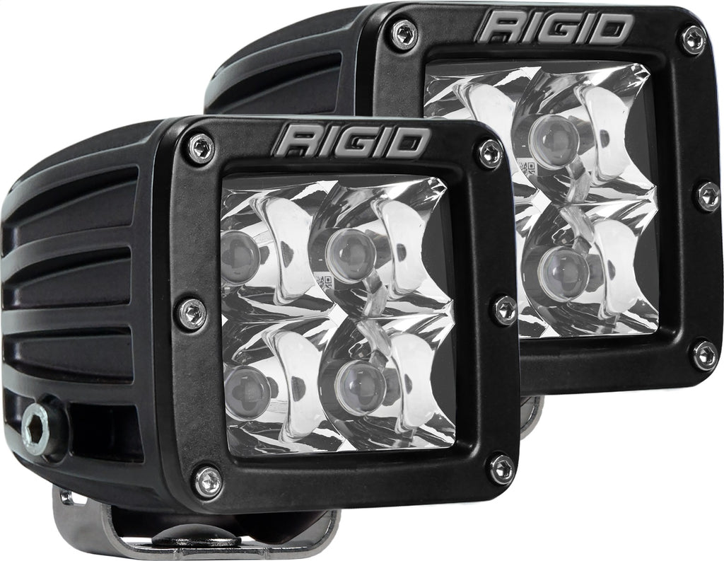 Rigid Industries D-SERIES SPOT SURFACE MOUNT AMBER PAIR 202223