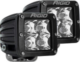 Rigid Industries D-SERIES SPOT SURFACE MOUNT AMBER PAIR 202223