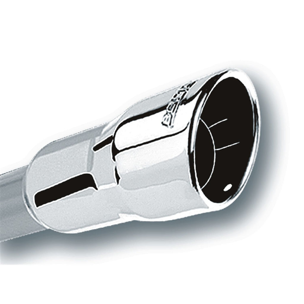 Tip 2.25in Inlet/ 3.5in Outlet Single Round Rolled-Edge Angle-Cut Intercooled