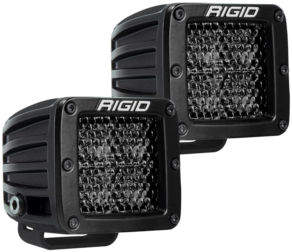 Rigid Industries D-SERIES PRO SPOT DIFFUSED MIDNIGHT SURFACE MOUNT PAIR 202513BLK