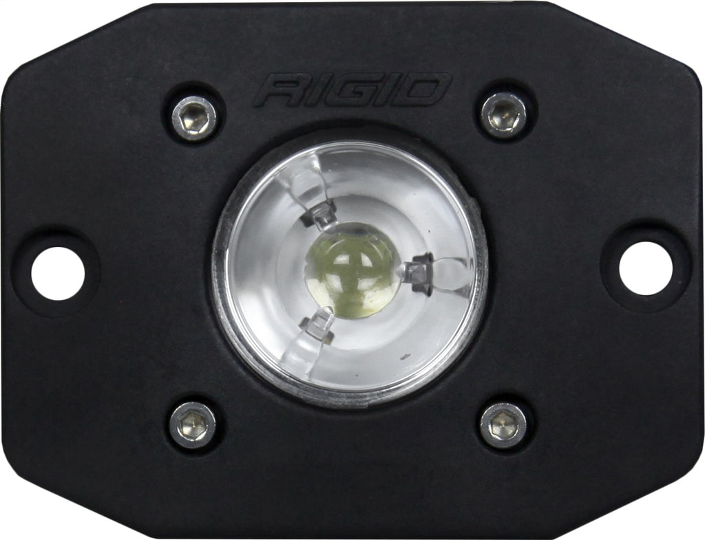 Rigid Industries RIGID Ignite LED Light; Flood Beam Pattern; Flush Mount; Black Housing Single 20621