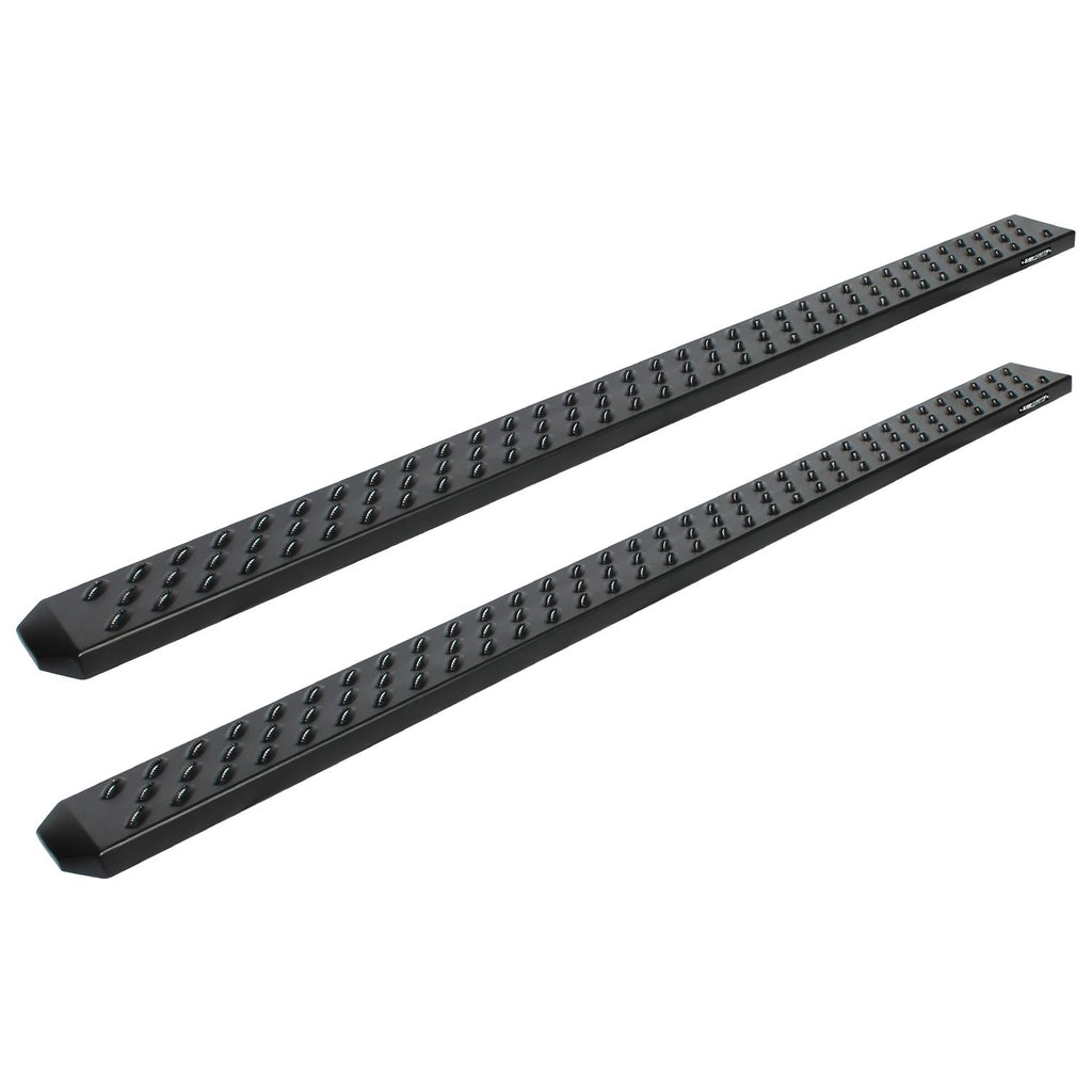 Raptor Series Raptor Series 6.5 in Sawtooth Slide Track Running Boards Black Textured Aluminum 2107-0589BT